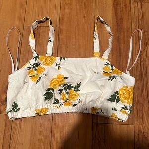 Boutique rose crop top